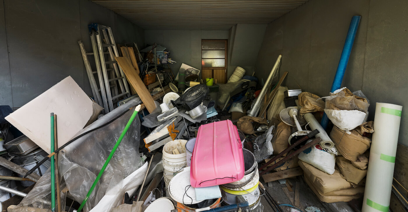 interieur d'une maison syndrome de diogene